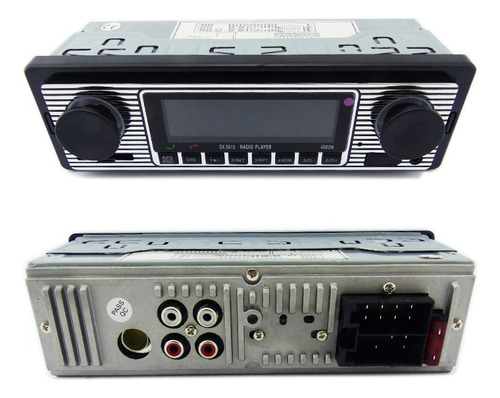 Radio Bluetooth Vintage Para Auto,pantalla Lcd, Usb, Sd, Aux