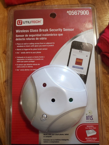  Sensor De Seguridad Inalámbrico (detecta Rotura De Vidrios)