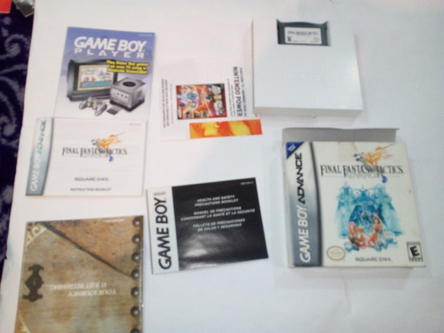 Final Fantasy Tactics Advance Caja E Instructivo Gba Gameboy