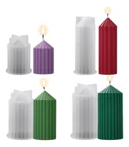 Comprar 4 Piezas Moldes De Velas Para La Fabricación De Velas, Molde