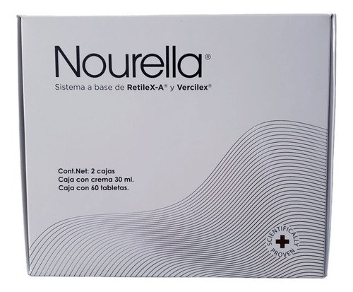 Nourella Kit Crema Tubo 30ml+caja C/ 60 Tab Reconstruye Piel