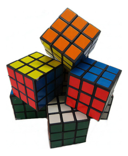 Kit 50 Brinquedo Cubo Mágico Colorido Presente
