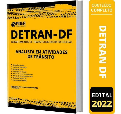 Apostila Detran Df - Analista Em Atividades De Trânsito