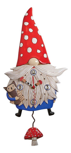 Enesco Allen Designs Wren The Gnome - Reloj De Pared (9 X 15