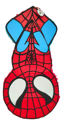 Piñata Spiderman Hombre Araña 70cm Marca Piñateria Iñiguez (Usado)