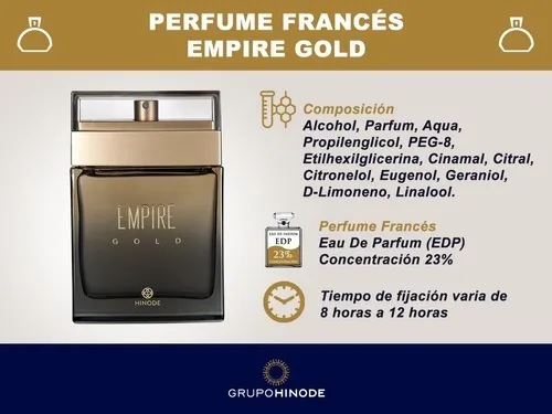 Empire Gold Perfume Masculino 100ml Mas Premiado De Brasil