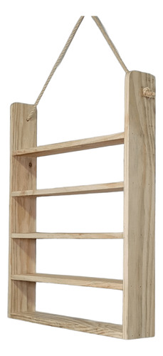 Estante Soporte Repisa Organizador Moderna De Pared En Pino