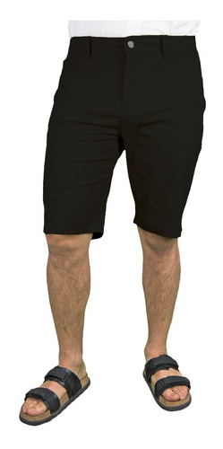 Bermuda De Gabardina Stretch 6 Colores Disponibles
