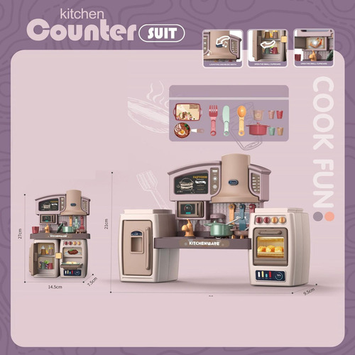Juego De Cocina Interactivo De Juguetes De Violeta