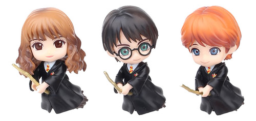 Harry Potter Set X3 Figuras Harry Ron Y Hermione