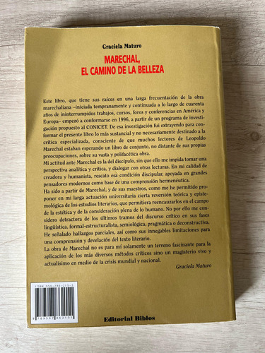 Marechal, El Camino De La Belleza - Graciela Maturo