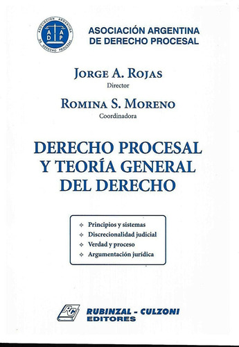 Derecho Procesal Y Teoría General Del Derecho Rojas Rubinzal