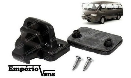Imagem 2 de 6 de Kit Trinco E Suporte Trava Do Vidro Kia Besta Gs Todas