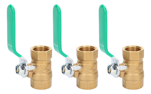 Válvula De Bola Para Tubo De Agua De 1/2 Pulgada, Doble Rosc