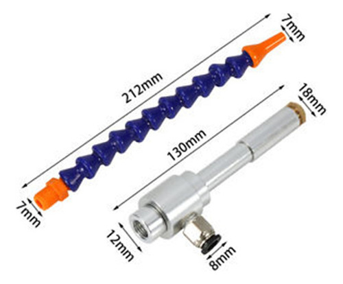 Nuevo 13cm Vortex Air Cold Dry Cooling Pistola De Aire Frío