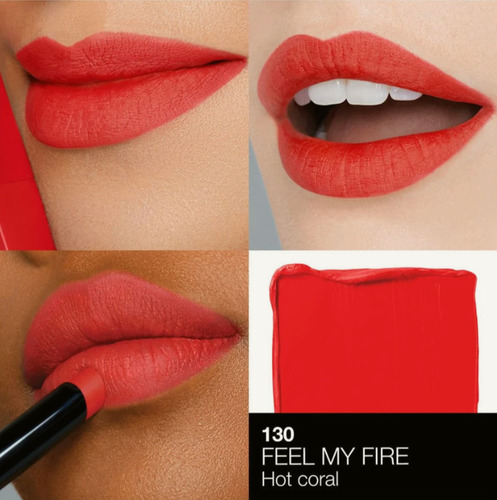 Labial Nars Powermatte - Acabado Matte Ideal Para Ti Feel My Fire 130