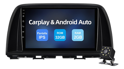 Estéreo Carplay Cámara Para Mazda Cx5 2013-2017 Gps Wifi Ips