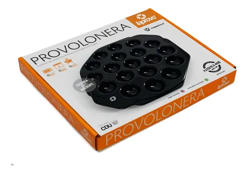 Provolonera Cerámica 19 Porcion Negra Horno Microo Laprovo