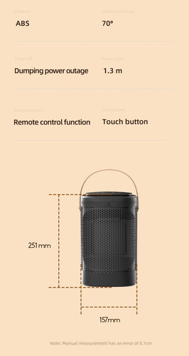 Para Calentador De Espacio Para Uso Interior 1500w /