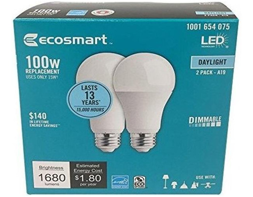 Focos Led - 100w Equivalent Daylight A19 Energy Star And