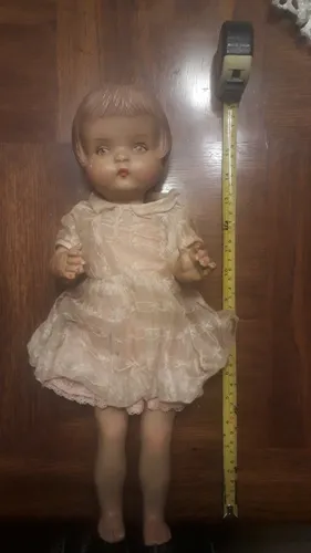 Antigua Muñeca Bebilandia, (fabricación Argentina) Años 40. (Usado)
