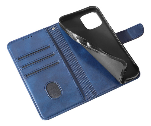 Funda De Piel Tipo Libro Para Oppo A12/ A5s/a12s Con Función Atril Magnética