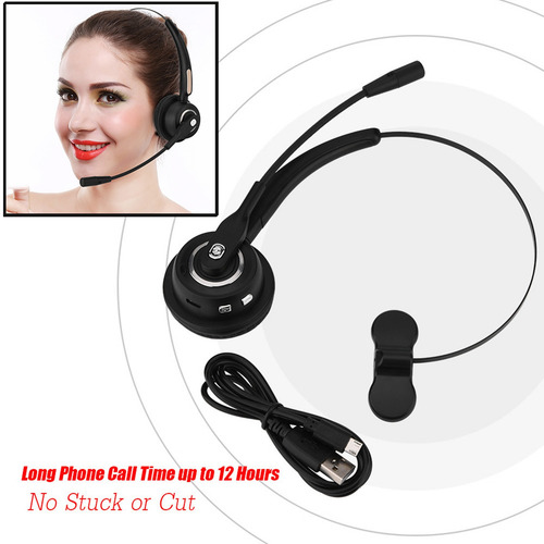 Auriculares Bluetooth Para Centro De Llamadas, 12 Horas, Can