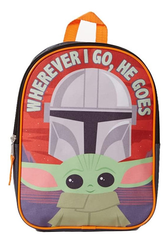 Mochila Infantil Ralme Star Wars Mandalorian Mini Baby Yoda