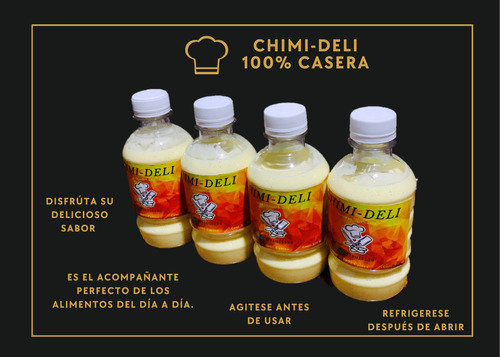 Aderezo De Chimichurri  Chimi-deli  100% Casera