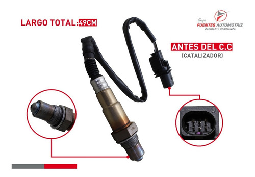 Sensor Oxigeno Mercury Milan Hibrido 2.5 2010 2011 Imp