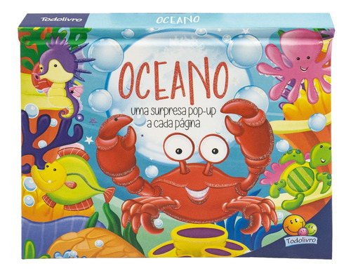 Surpresas Pop-up: Oceano: Uma Surpresa Pop-up A Cada Página, De Brijbasi Art Press Ltd., Vol. 1. Editorial Todolivro, Capa Dura, Edição 1 Em Português, 2024