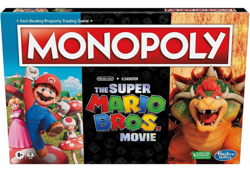 Monopoly Super Mario Bros Movie 2023 Juego De Mesa Novedad