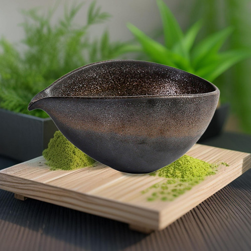 Tazón De Mezcla De Matcha Matcha, 180 Ml Vertiendo De Té