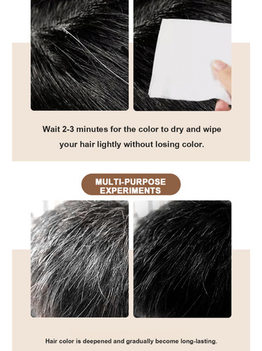 Stick Para Colorir Cabelo Hair Root Pen Convenience No. 3 Co