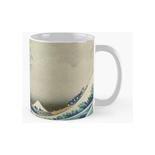 Taza La Gran Ola De Kanagawa Calidad Premium