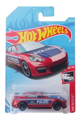 Hot Wheels # 10/10 - Porsche Panamera Police - 1/64 - Fyc86