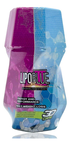 Lipoblue 30 Capsulas Termogénico Clásico