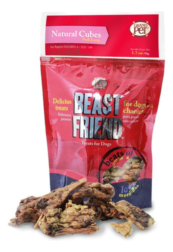 Grandpet Beast Friend Premios Perro Pulmón Deshidratado 50gr