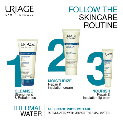 Crema Reparadora De Piel Uriage Bariederm 75 Ml Para Piel Se