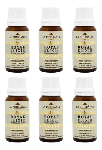 La Puissance Royal Elixir Kit 6 Ampollas Shock Rubio 15ml 6c