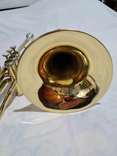 Trombone Longo Marca King Modelo 3b Concert - Bb - Laqueado Dourado (Usado)