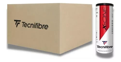 Caja 24 Tarros De Pelota Tecnifibre X One X3 Pelotas