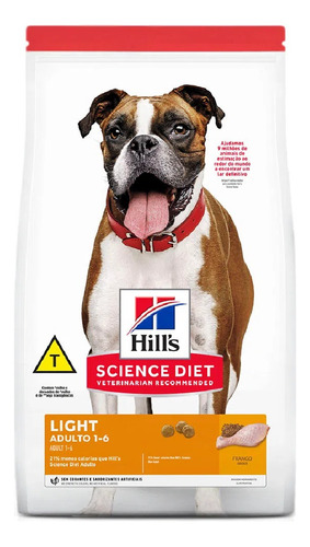 Ração Hill's Cães Adultos Light Frango 6 Kg