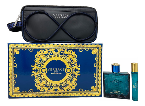 Versace Eros - Bag 3 Pz Para Hombre