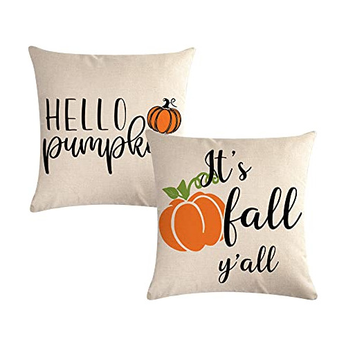 Juego De 2 Fundas De Almohada  Its Fall Yall , Funda...