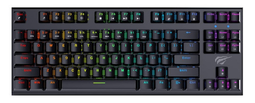 Teclado Gamer Mecanico Rgb Pc Usb Gaming Antighosting Qwerty