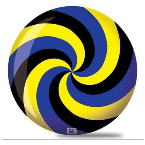 Espiral Saber Una Bola Bolos- Negro Azul Amarillo