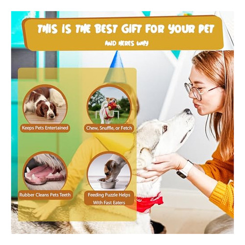Tuff Snuff Snuffle Ball Bola De Tratamiento Para Perros,