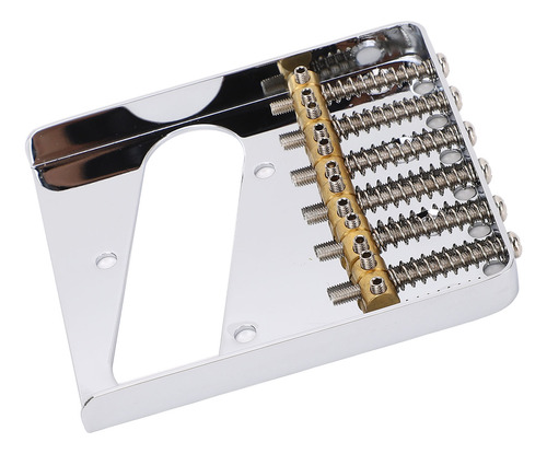 Sillines Guitar Bridge De Latón Con Cañón De 54 Mm Y 6 Cuerd