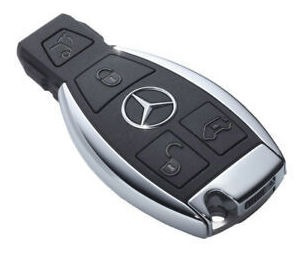 Funda O Estuche De Cuero Para Llave O Control Mercedes Uni